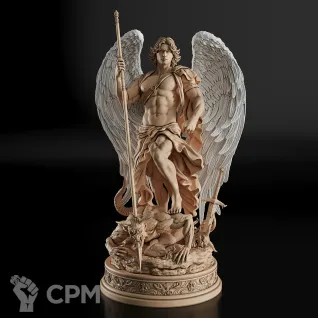 Описание картинки Archangel Saint Michael Фигурка от GAS3TXD  по цене 4 400руб | Свободный Рынок Миниатюр - СРМ