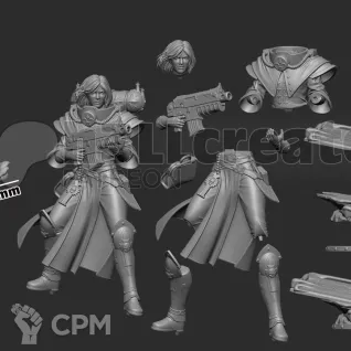 Описание картинки Аргента / argenta / Warhammer 40000 от Лавка Приключенца по цене 2 399руб | Свободный Рынок Миниатюр - СРМ