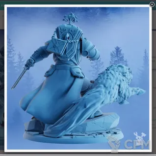 Описание картинки Space Wolves Librarian in Phobos Armor от MrMetalHorror по цене 380руб | Свободный Рынок Миниатюр - СРМ