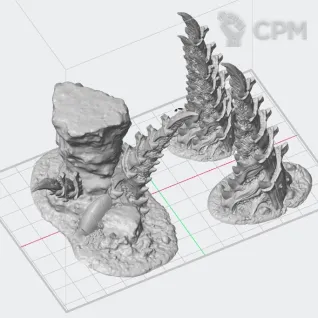 Описание картинки Tyranids Terrain от Leshiy по цене 3 000руб | Свободный Рынок Миниатюр - СРМ