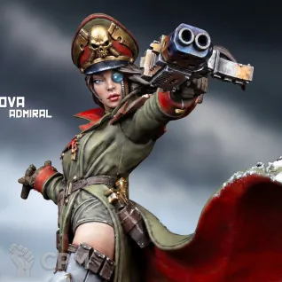 Описание картинки Olga Kurganova Admiral от PocketSized Prints по цене 200руб | Свободный Рынок Миниатюр - СРМ