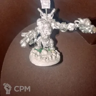 Описание картинки Warboss with Big Choppa от Amelio по цене 2 500руб | Свободный Рынок Миниатюр - СРМ