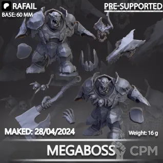 Описание картинки Megaboss от Naggaroth Night по цене 600руб | Свободный Рынок Миниатюр - СРМ