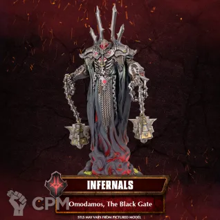 Описание картинки Omodamos, The Black Gate от Manufactorum76 по цене 1 600руб | Свободный Рынок Миниатюр - СРМ