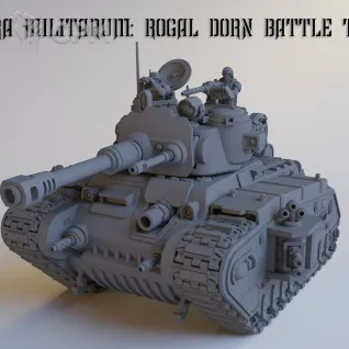 Описание картинки Astra Militarum: Rogal Dorn (Рогал Дорн ) / Warhammer 40000 Астра Милитарум от Лавка Приключенца по цене 2 649руб | Свободный Рынок Миниатюр - СРМ