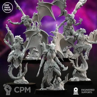 Описание картинки Furies of Slaanesh от MrMetalHorror по цене 550руб | Свободный Рынок Миниатюр - СРМ