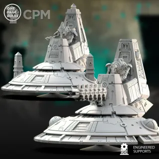 Описание картинки Annihilation Barge, Catacomb Command Barge/One Page Rules - Robot Legions - Platforms от Laboratory of Chaos по цене 960руб | Свободный Рынок Миниатюр - СРМ