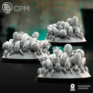 Описание картинки Canoptek Scarab Swarms/One Page Rules - Robot Legions - Swarms от Laboratory of Chaos по цене 290руб | Свободный Рынок Миниатюр - СРМ