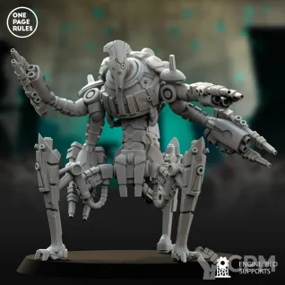 Описание картинки Hexmark Destroyer/One Page Rules - Robot Legions - Tri-Scorpion Pistoleer от Laboratory of Chaos по цене 150руб | Свободный Рынок Миниатюр - СРМ
