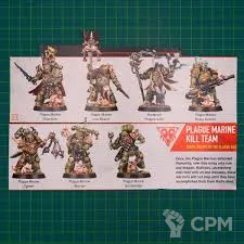 Описание картинки Plague Marine Kill Team (Space Marine Heroes – Series 3) пластик ГВ от V130177@mail.ru по цене 5 500руб | Свободный Рынок Миниатюр - СРМ