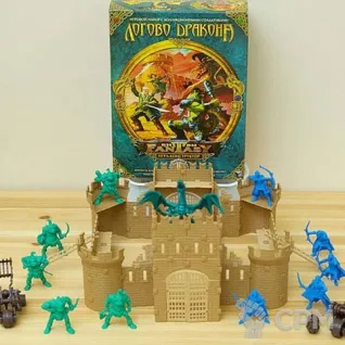 Описание картинки Игровой набор Битвы Fantasy Логово дракона от Кот и Ворон по цене 1 750руб | Свободный Рынок Миниатюр - СРМ