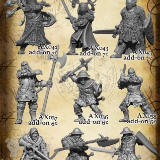 Описание картинки Bretonnian Warband от Daniilfedyakov по цене 1 500руб | Свободный Рынок Миниатюр - СРМ