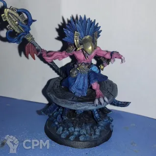 Описание картинки Fluxmaster (Herald of Tzeentch) от Приют Демиурга  по цене 900руб | Свободный Рынок Миниатюр - СРМ