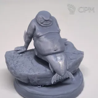 Описание картинки Русал-скуф-рыба капля от 3D печать у Мишани по цене 300руб | Свободный Рынок Миниатюр - СРМ