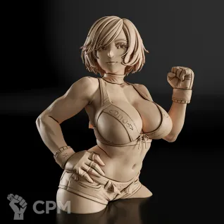 Описание картинки Boxer Girl Бюст от GAS3TXD  по цене 2 700руб | Свободный Рынок Миниатюр - СРМ