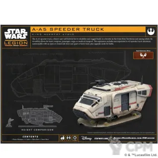 Описание картинки Star Wars: Legion - A-A5 Speeder Truck от StarkLogistics по цене 7 875руб | Свободный Рынок Миниатюр - СРМ