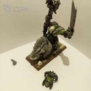 Описание картинки Orc Shaman от Amelio по цене 2 500руб | Свободный Рынок Миниатюр - СРМ