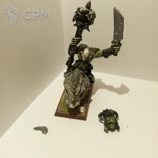 Описание картинки Orc Shaman от Amelio по цене 2 500руб | Свободный Рынок Миниатюр - СРМ