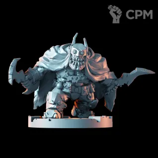 Описание картинки Миниатюра орк Варбосс Брюс Пейн, Warboss от Brother Ork по цене 760руб | Свободный Рынок Миниатюр - СРМ