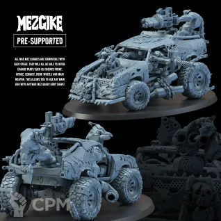Описание картинки Mad Mez Buggy - Da Intercepta от Manufactorum76 по цене 3 000руб | Свободный Рынок Миниатюр - СРМ