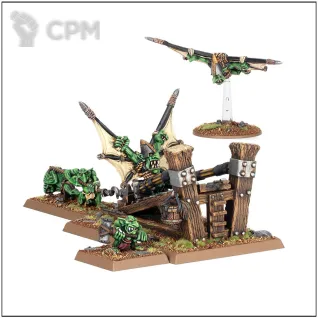 Описание картинки Doom Diver Catapult от OldHammer Мастерская по цене 900руб | Свободный Рынок Миниатюр - СРМ
