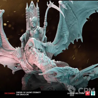 Описание картинки Elspeth von Draken | mage on dragon от Daniilfedyakov по цене 2 250руб | Свободный Рынок Миниатюр - СРМ
