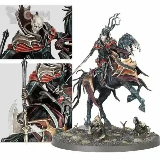 Описание картинки Vampire Lord on Nightmare Steed от Knight of Light по цене 490руб | Свободный Рынок Миниатюр - СРМ