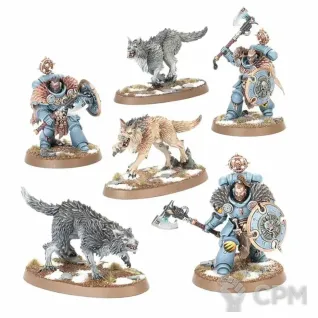 Описание картинки Wolf Guard Headtakers от Knight of Light по цене 850руб | Свободный Рынок Миниатюр - СРМ