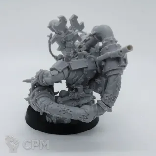 Описание картинки Ork Big Mek with Shokk Attack Gun от Saudad по цене 800руб | Свободный Рынок Миниатюр - СРМ