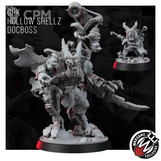 Описание картинки ORK HOLLOW SHELLZ DOCBOSS от Manufactorum76 по цене 525руб | Свободный Рынок Миниатюр - СРМ