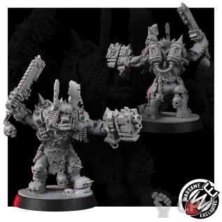 Описание картинки ORK KHORK CHOPPA GOREBOYZ от Manufactorum76 по цене 1 250руб | Свободный Рынок Миниатюр - СРМ