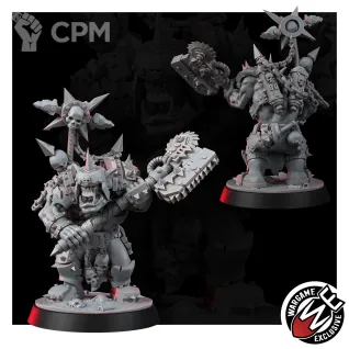 Описание картинки ORK KHORK CHOPPA GOREBOYZ от Manufactorum76 по цене 1 250руб | Свободный Рынок Миниатюр - СРМ