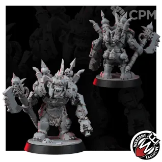 Описание картинки ORK KHORK CHOPPA GOREBOYZ от Manufactorum76 по цене 1 250руб | Свободный Рынок Миниатюр - СРМ