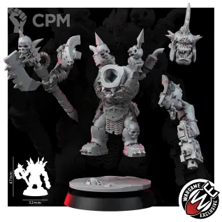 Описание картинки ORK KHORK CHOPPA GOREBOYZ от Manufactorum76 по цене 1 250руб | Свободный Рынок Миниатюр - СРМ
