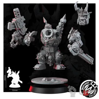 Описание картинки ORK KHORK CHOPPA GOREBOYZ от Manufactorum76 по цене 1 250руб | Свободный Рынок Миниатюр - СРМ