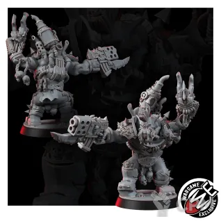 Описание картинки ORK KHORK GORENOBBAZ от Manufactorum76 по цене 2 750руб | Свободный Рынок Миниатюр - СРМ