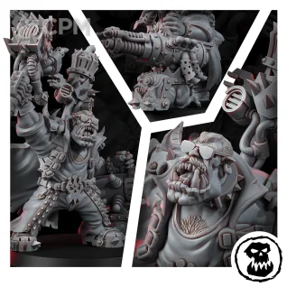Описание картинки Миниатюра Warboss Freddy Moonqury, альт.Ufthak Blackhawk, Warboss от Brother Ork по цене 1 160руб | Свободный Рынок Миниатюр - СРМ