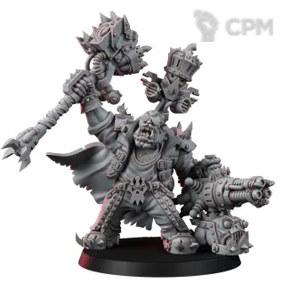 Описание картинки Миниатюра Warboss Freddy Moonqury, альт.Ufthak Blackhawk, Warboss от Brother Ork по цене 1 160руб | Свободный Рынок Миниатюр - СРМ