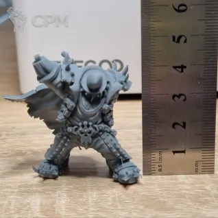 Описание картинки Ork King Freddy Moonqury от Бруталити по цене 500руб | Свободный Рынок Миниатюр - СРМ