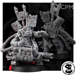 Описание картинки Миниатюра "Mek Black", Mek от Brother Ork по цене 640руб | Свободный Рынок Миниатюр - СРМ