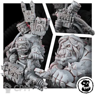 Описание картинки Миниатюра "Mek Black", Mek от Brother Ork по цене 640руб | Свободный Рынок Миниатюр - СРМ