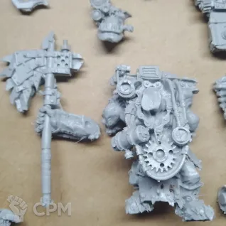 Описание картинки Ork Mek Boss Buzzgob от Серж по цене 1 150руб | Свободный Рынок Миниатюр - СРМ