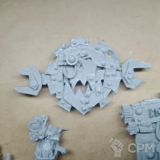 Описание картинки Ork Mek Boss Buzzgob от Серж по цене 1 150руб | Свободный Рынок Миниатюр - СРМ