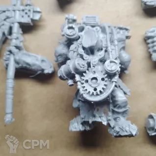 Описание картинки Ork Mek Boss Buzzgob от Серж по цене 1 150руб | Свободный Рынок Миниатюр - СРМ
