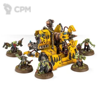 Описание картинки Ork Mek Gun: Smasha Gun / Bubblechukka / Traktor kannon / Kustom mega-kannon (2 литника) от WebWay по цене 1 760руб | Свободный Рынок Миниатюр - СРМ