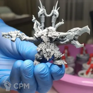 Описание картинки Ork Metal Riders Nobbas Squad от Бруталити по цене 1 500руб | Свободный Рынок Миниатюр - СРМ