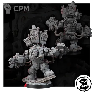 Описание картинки Миниатюра "Mekaniak Mega Sabatork" , альт.Big Mek от Brother Ork по цене 1 160руб | Свободный Рынок Миниатюр - СРМ