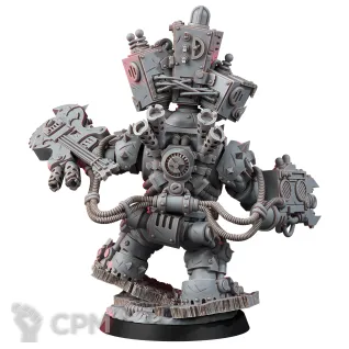 Описание картинки Миниатюра "Mekaniak Mega Sabatork" , альт.Big Mek от Brother Ork по цене 1 160руб | Свободный Рынок Миниатюр - СРМ