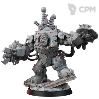 Описание картинки Миниатюра "Mekaniak Mega Sabatork" , альт.Big Mek от Brother Ork по цене 1 160руб | Свободный Рынок Миниатюр - СРМ