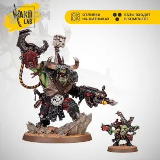 Описание картинки (Предзаказ) Ork Warboss (2026) от Wako Lab (Recast) по цене 1 280руб | Свободный Рынок Миниатюр - СРМ